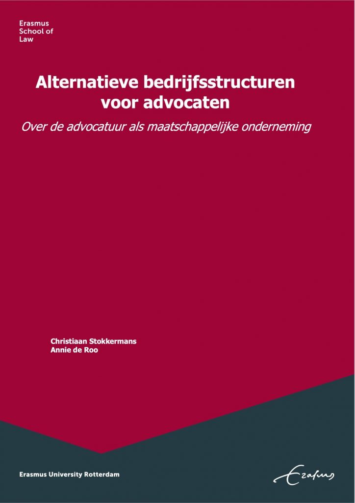 Rapport over alternatieve bedrijfsstructuren advocatuur 2023